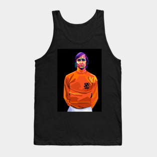 Johan Cruyff Legend Player Football Tank Top